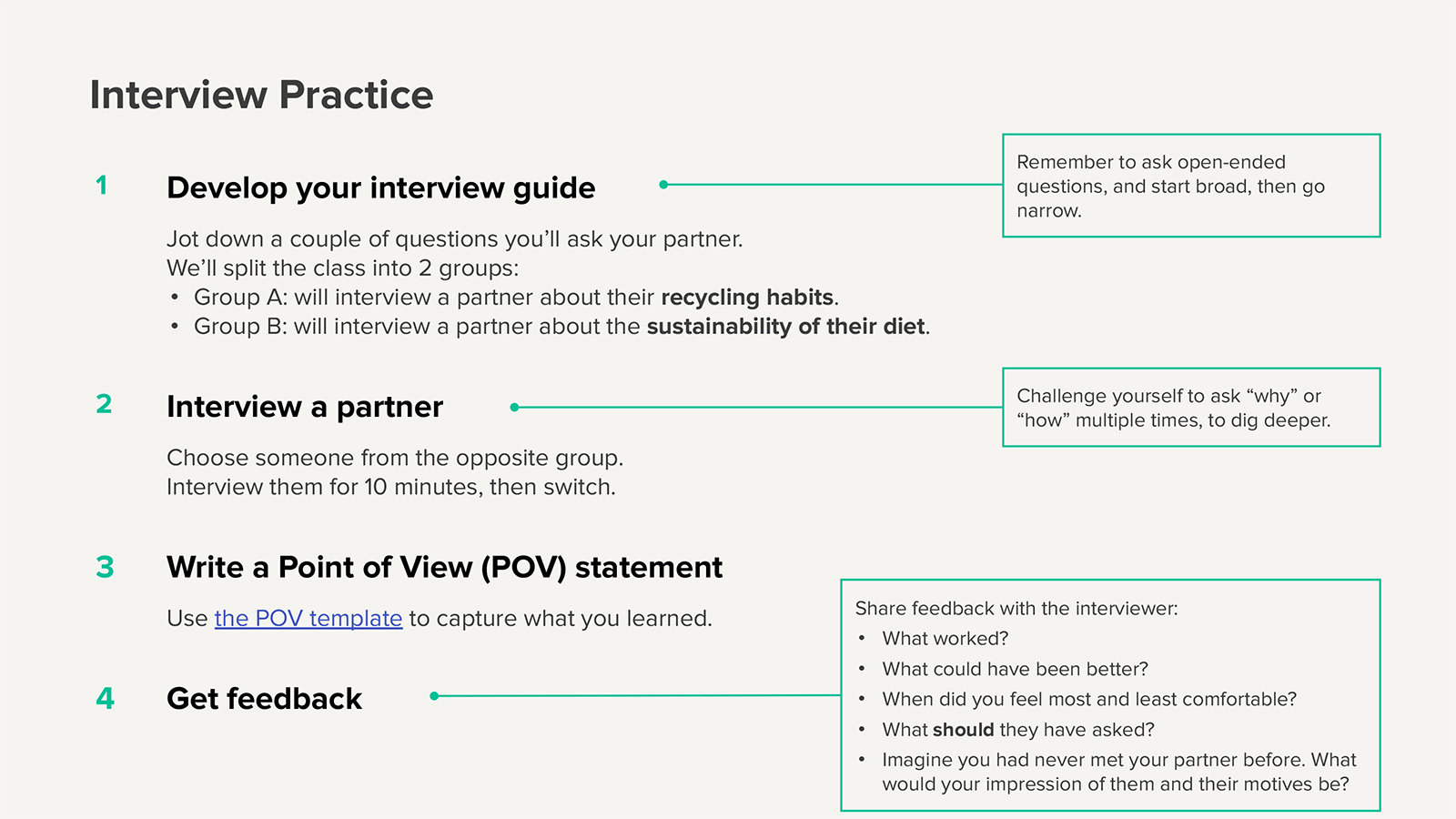 Interview Practice Activity